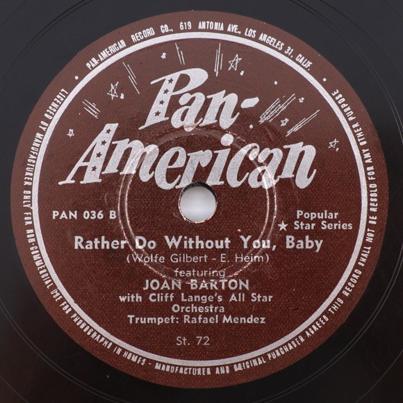 Eddie Cantor-One-zy Two-zy-I Love You-zy/Rather Do Without 78 rpm Record PAN 036 - Picture 3 of 12